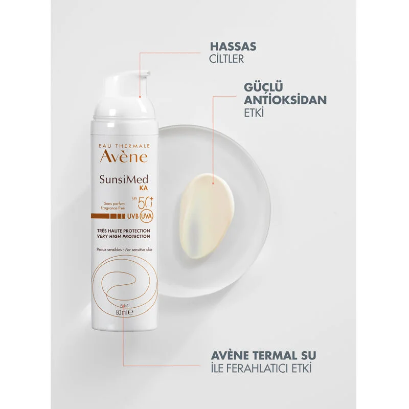 Авен Сансимед Ка Дейли SPF 50+ Солнцезащитный крем 80 мл
