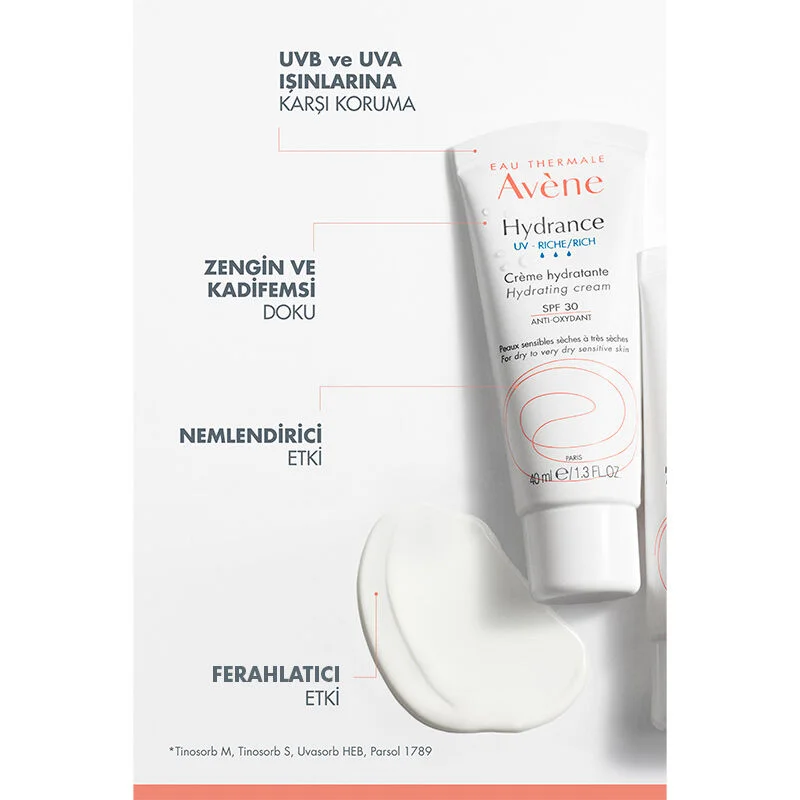 Увлажнение и защита: Avene Hydrance UV-Rich SPF 30