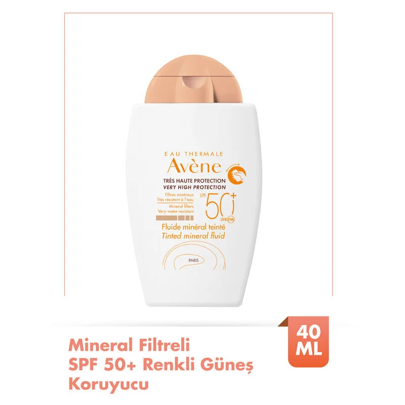 Крем для загара Avene Минеральный Тональный SPF50 40 мл