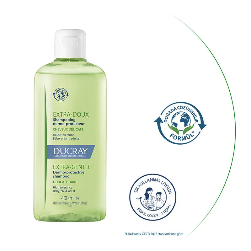 Ducray Extra Doux Frequent Use Shampoo 400 ml