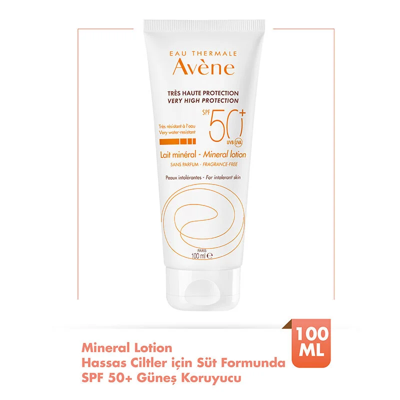 Avene Lait Spf 50 mineral Lotion (mineral Sun Lotion) 100 ml
