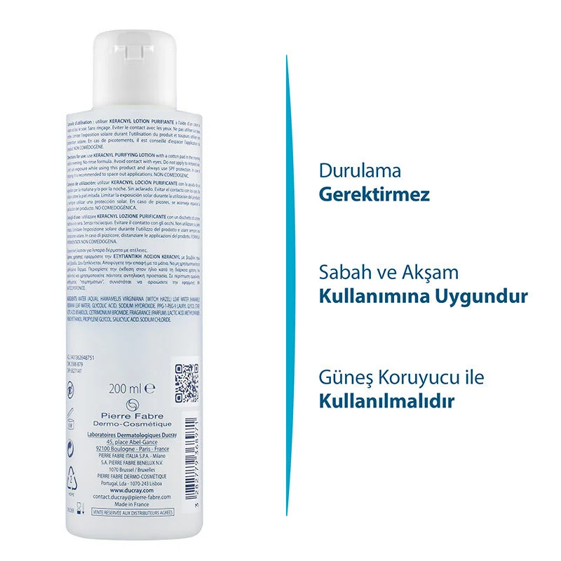 Ducray Keracnyl Reinigungsfluid 200ml