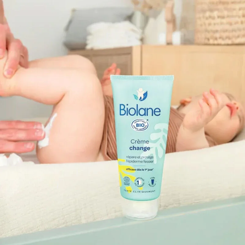 Schützen Sie Babyhaut: Biolane Bio Windelcreme gegen Ausschl