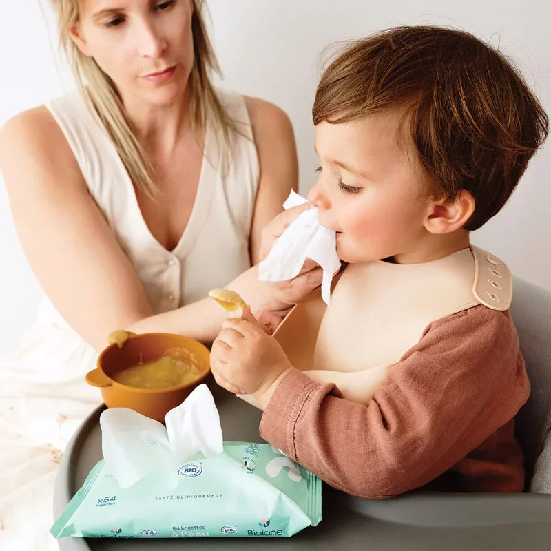 Schützen & Reinigen: Biolane Bio-Feuchttücher für Babyhaut