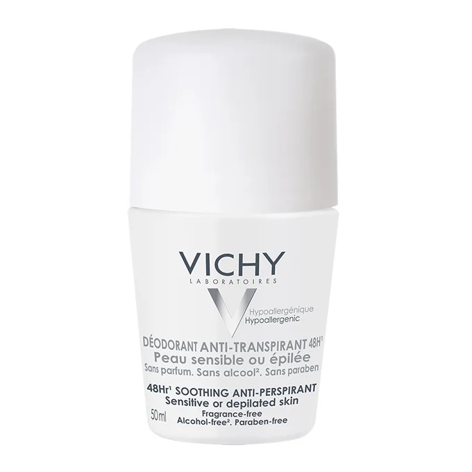 Vichy Sensitive Skin Concentrated Roll-On Antiperspirant - 50 ml