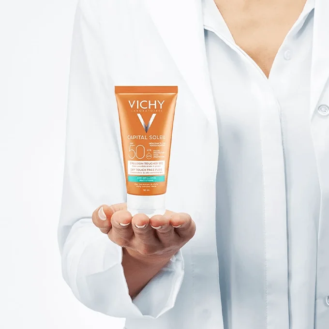 Обеспечьте защиту: Vichy Capital Soleil SPF50 против блеска