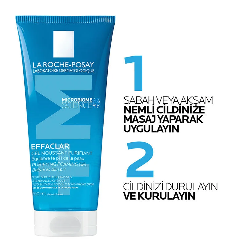 La Roche Posay Effaclar Face Cleansing Gel for Oily and Acne-Prone Skin 200 ml