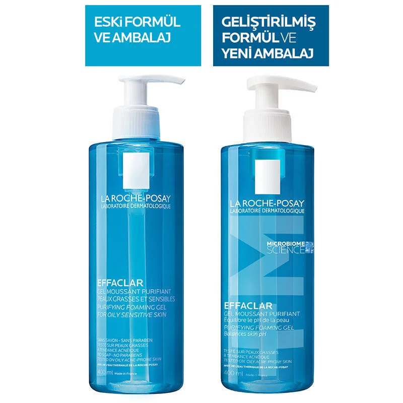 La Roche Posay Effaclar Facial Cleansing Gel for Oily and Acne-Prone Skin 400 ml