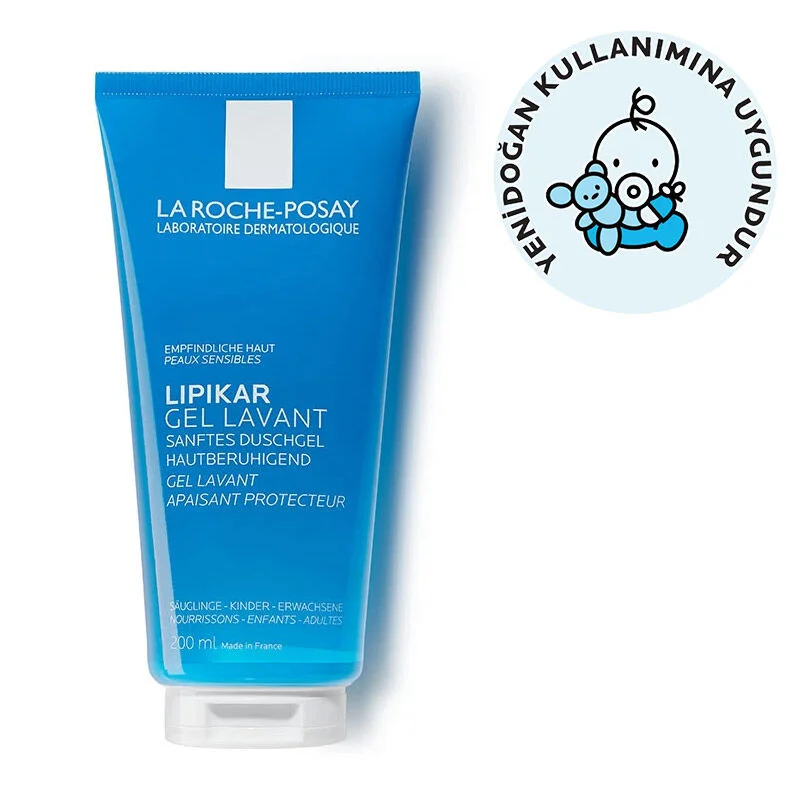 La Roche-Posay جل التنظيف ليبيكار جل من لا روش بوزيه 200 مل جل الاستحمام