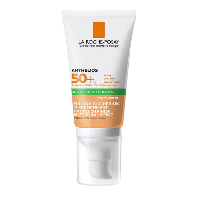 La Roche Posay Anthelios Oil Control Gel Cream SPF50+ Tinted Facial Sunscreen for Oily and Combination Skin 50 ml