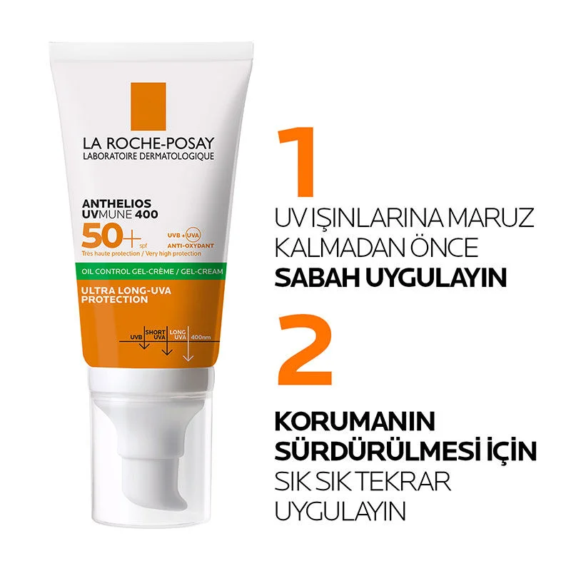La Roche Posay Anthelios Xl Spf 50 dry Touch Unscented Gel Cream 50 ml