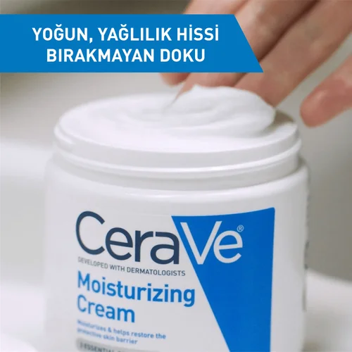 CeraVe Moisturizing Face and Body Cream - For Dry Skin With Ceramide and Hyaluronic Acid 340 gr