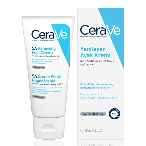 Смягчите и обновите стопы: CeraVe SA Renewing Foot Cream