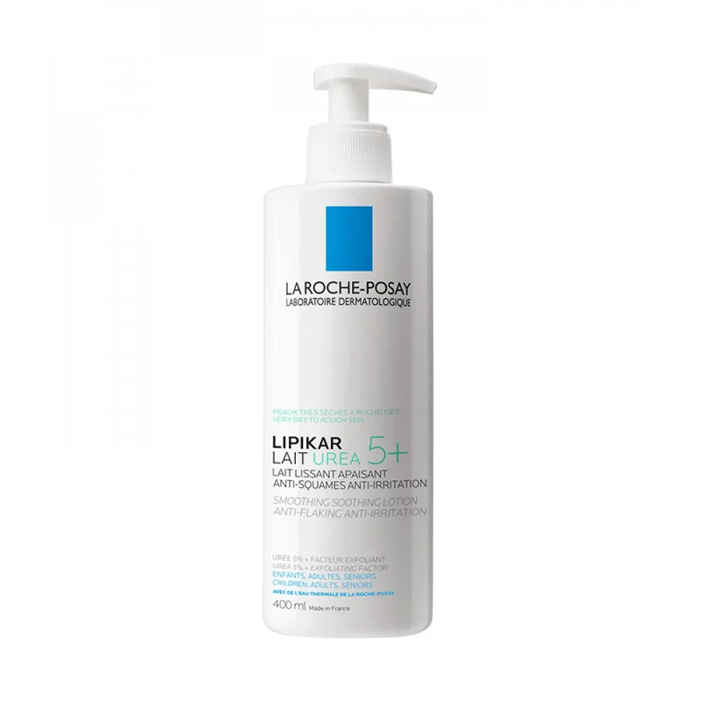 La Roche-Posay مرطب ليبيكار حليب يوريا %5 لتنعيم وتلطيف البشرة من لاروش بوزيه 400 مل