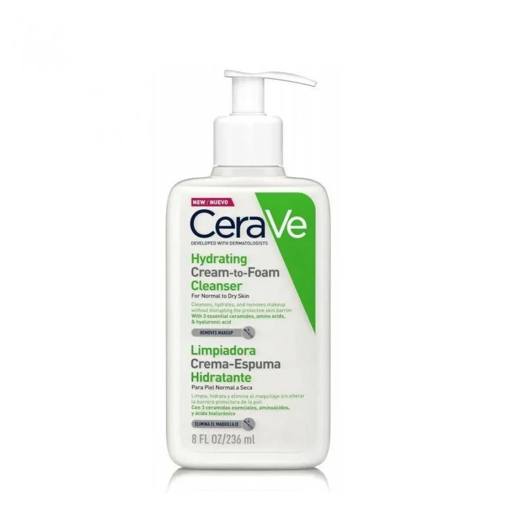 CeraVe Foaming Cleanser and Moisturizing Cream 236 ml