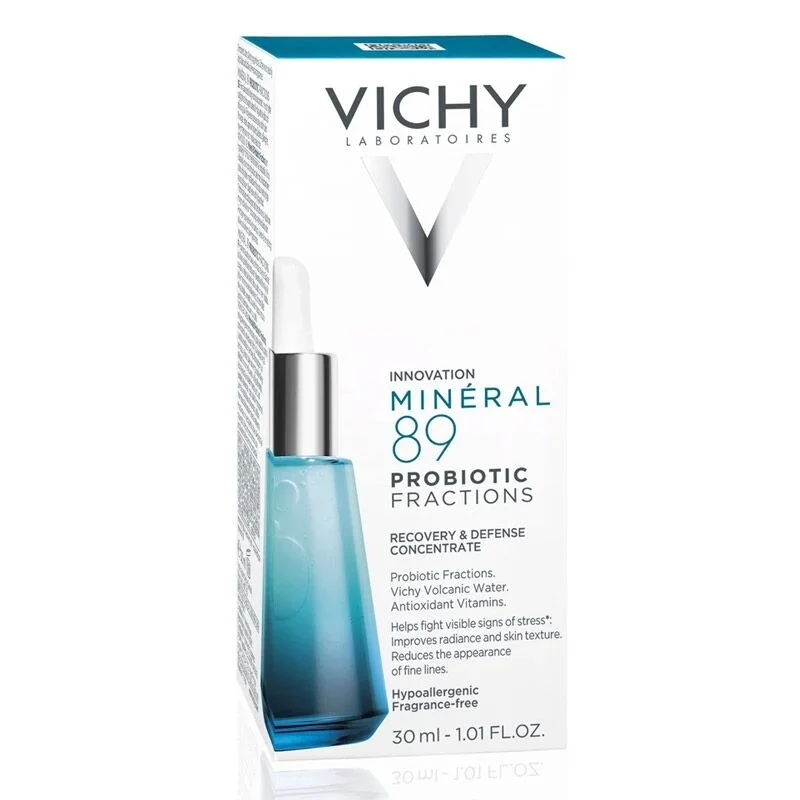 Vichy Mineral 89 Probiotic Brightening Renewing and Barrier Repairing Serum 30 ml