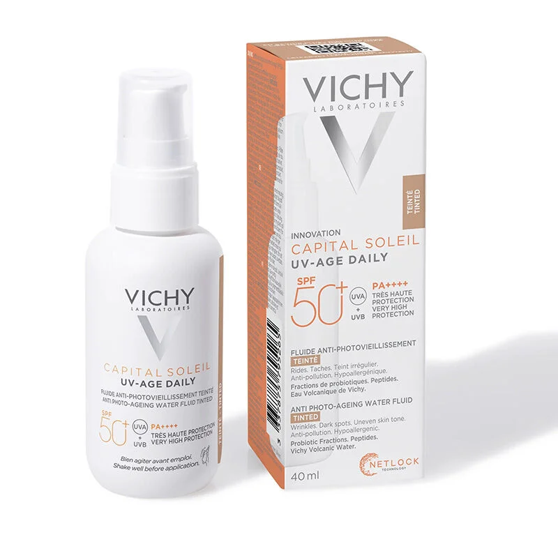 Vichy Capital Soleil UV Anti-Aging Sun Cream SPF 50 40 ml - Tinted