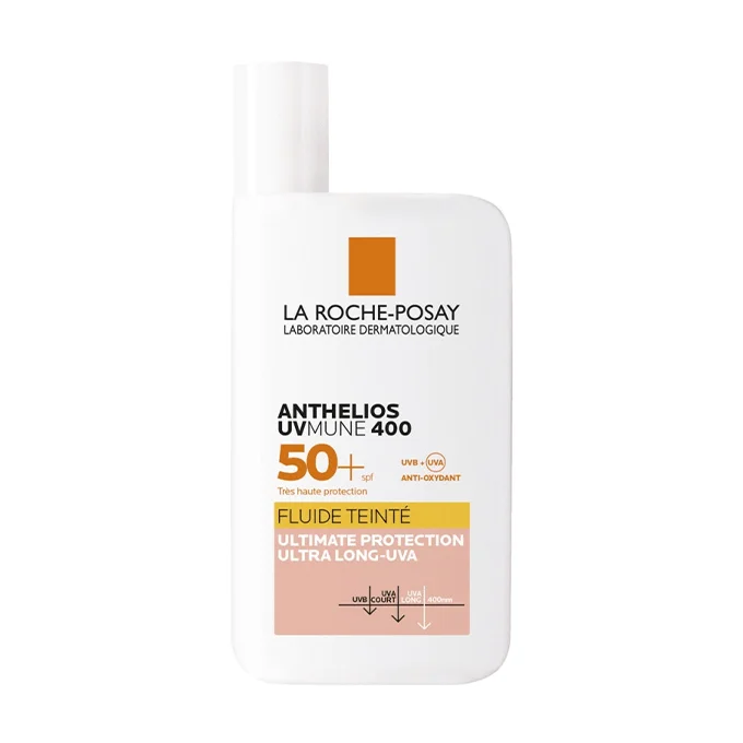 La Roche Posay Anthelios UVmune400 Invisible Fluid Tinted SPF50+ Facial Sunscreen For All Skin Types 50 ml