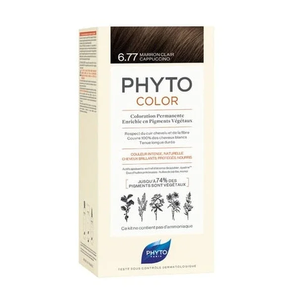 Phyto Phytocolor Herbal Hair Color - 6.77 cappuccino Brown