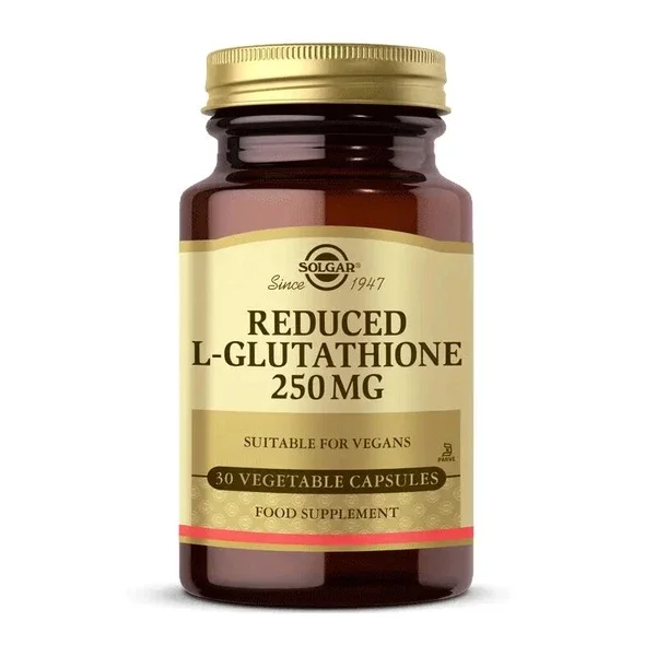 Solgar l-glutathione 250 mg (reduced) 30 capsules