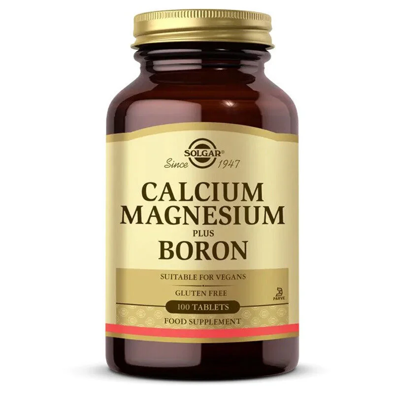 Solgar Calcium Magnesium Plus Boron Tablets - 100 Count