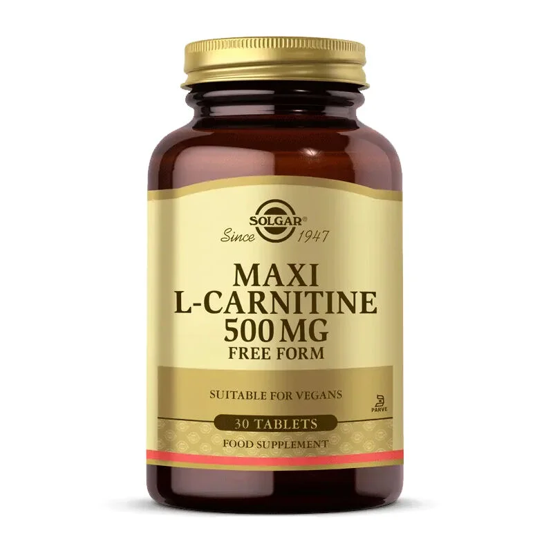 Solgar Maxi L-Carnitine 500 mg - 30 Fat Metabolism Tablets