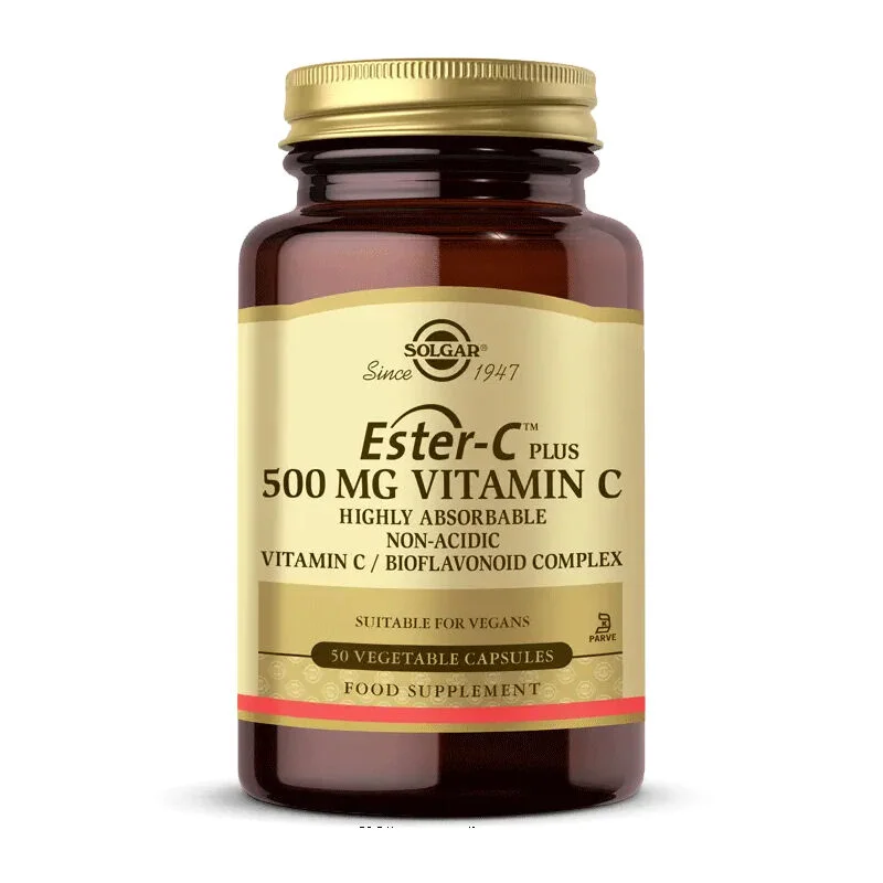 Solgar Ester-c Plus 500 mg 50 capsules