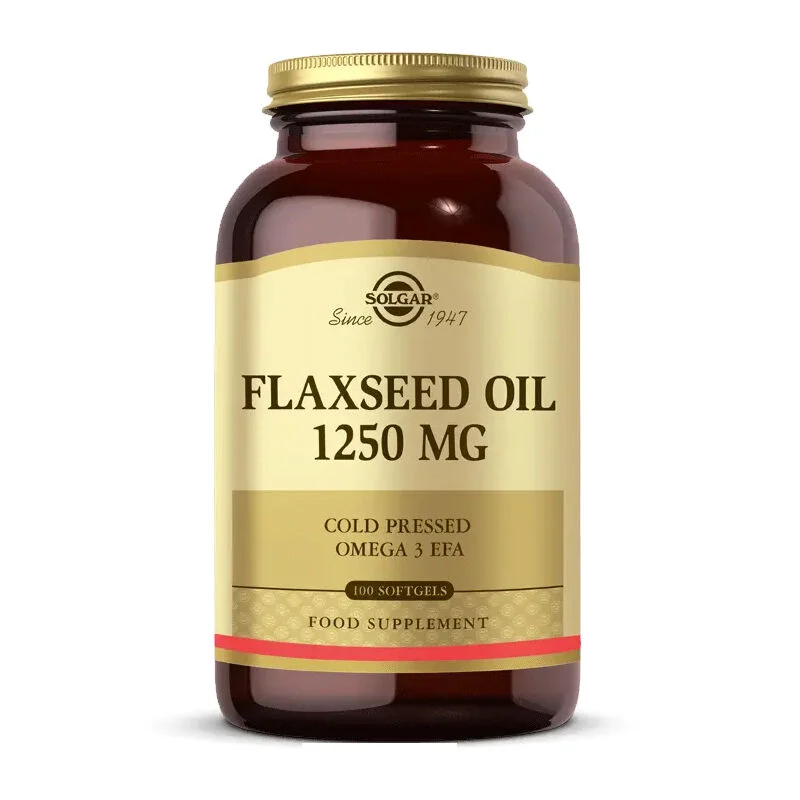 Solgar Flaxseed Oil 1250 mg 100 capsules