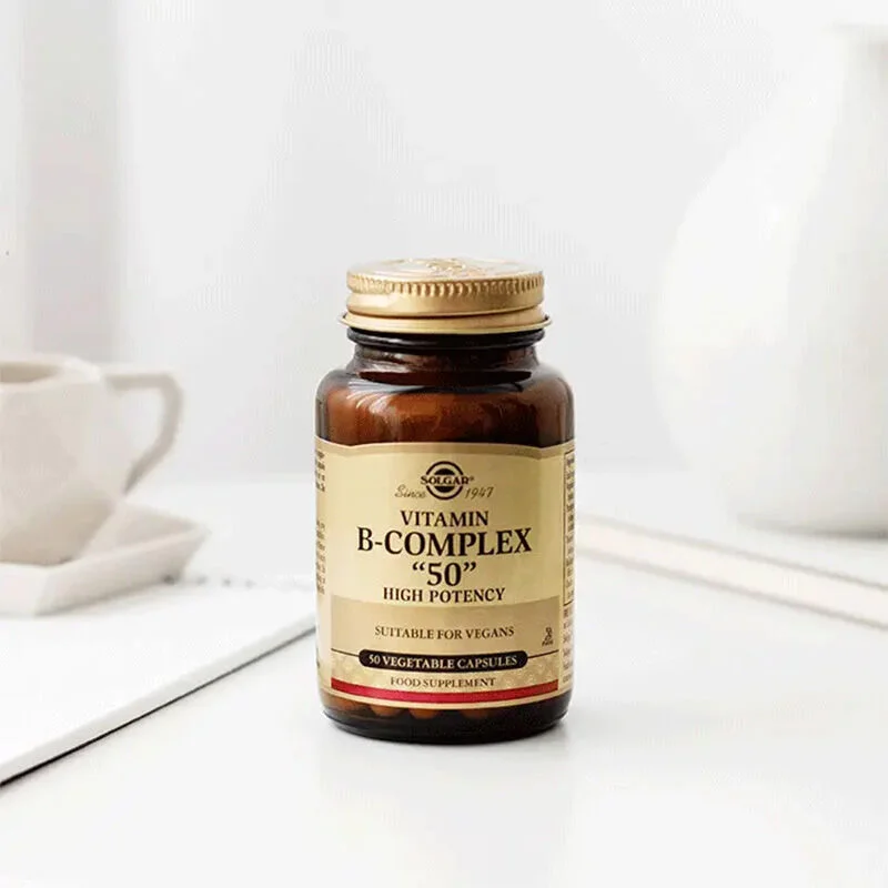 Solgar B-Complex 50 Capsules - 50 Herbal Energy Support