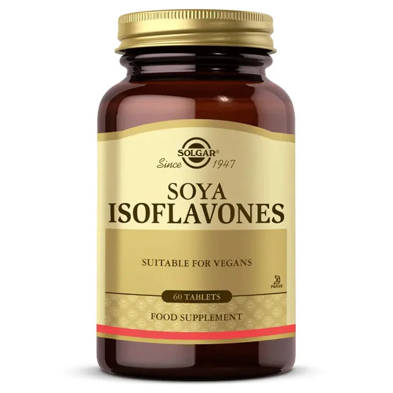 Solgar Soy Isoflavones 60 Tablets for Hormonal Balance & Wellness