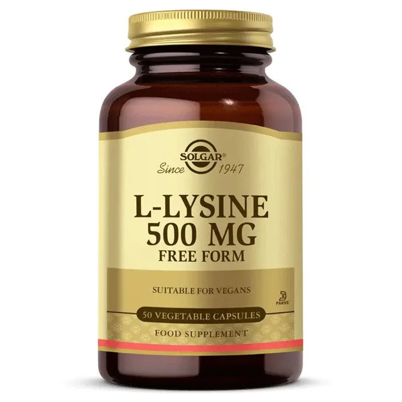 Solgar L-Lysine 500mg - Immune Support, 50 Capsules