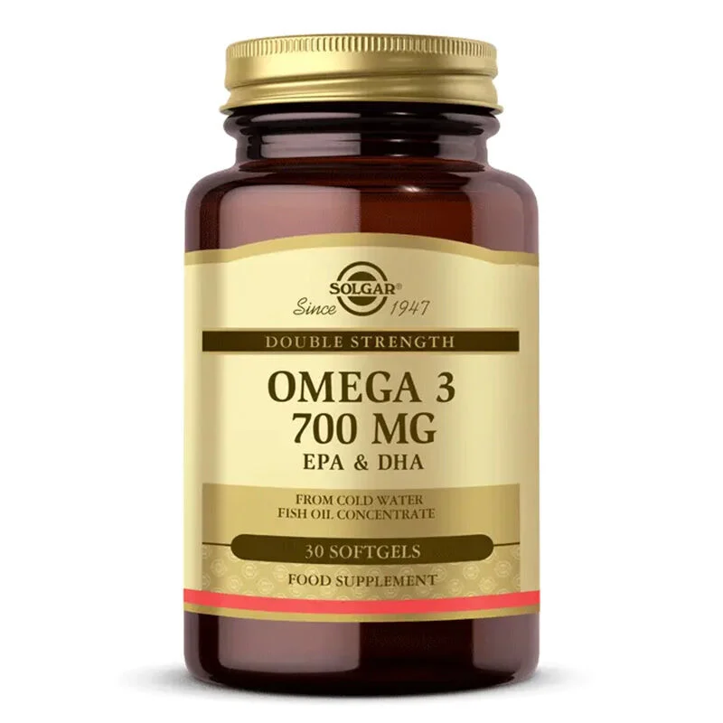 Solgar Omega-3 700mg Soft Gel Capsules - 30 Count