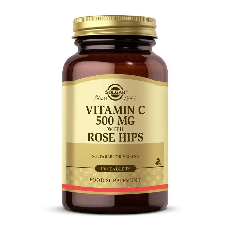 Solgar Vitamin C 500 mg With Rose Hips 100 tablets