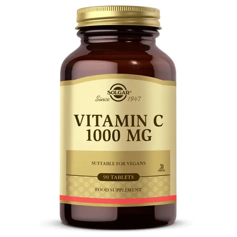Solgar Vitamin C 1000mg - 90 Herbal Immune Support Tablets