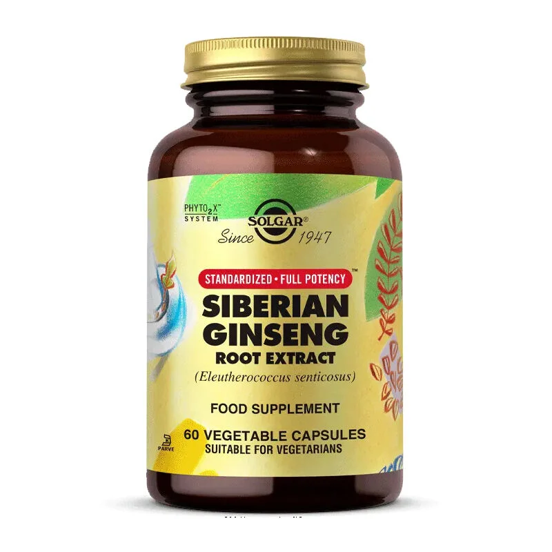 Solgar Siberian Ginseng Root Extract 60 capsules