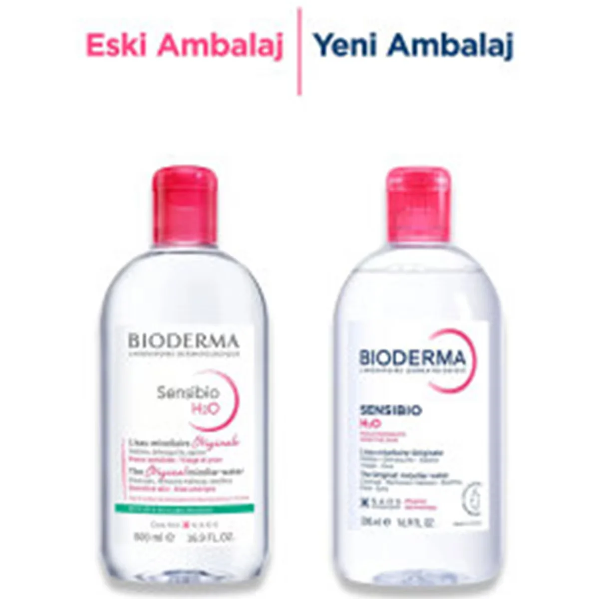 Bioderma Sensibio H2O 500 ml - Sanfter Make-up Entferner für empfindliche Haut