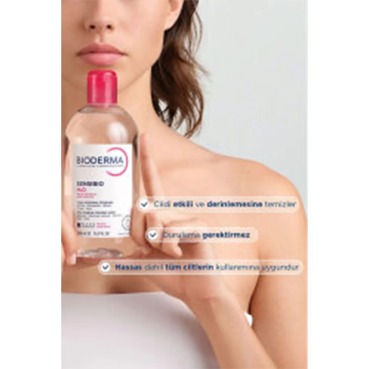 Bioderma Sensibio H2O 500 ml - Sanfter Make-up Entferner für empfindliche Haut