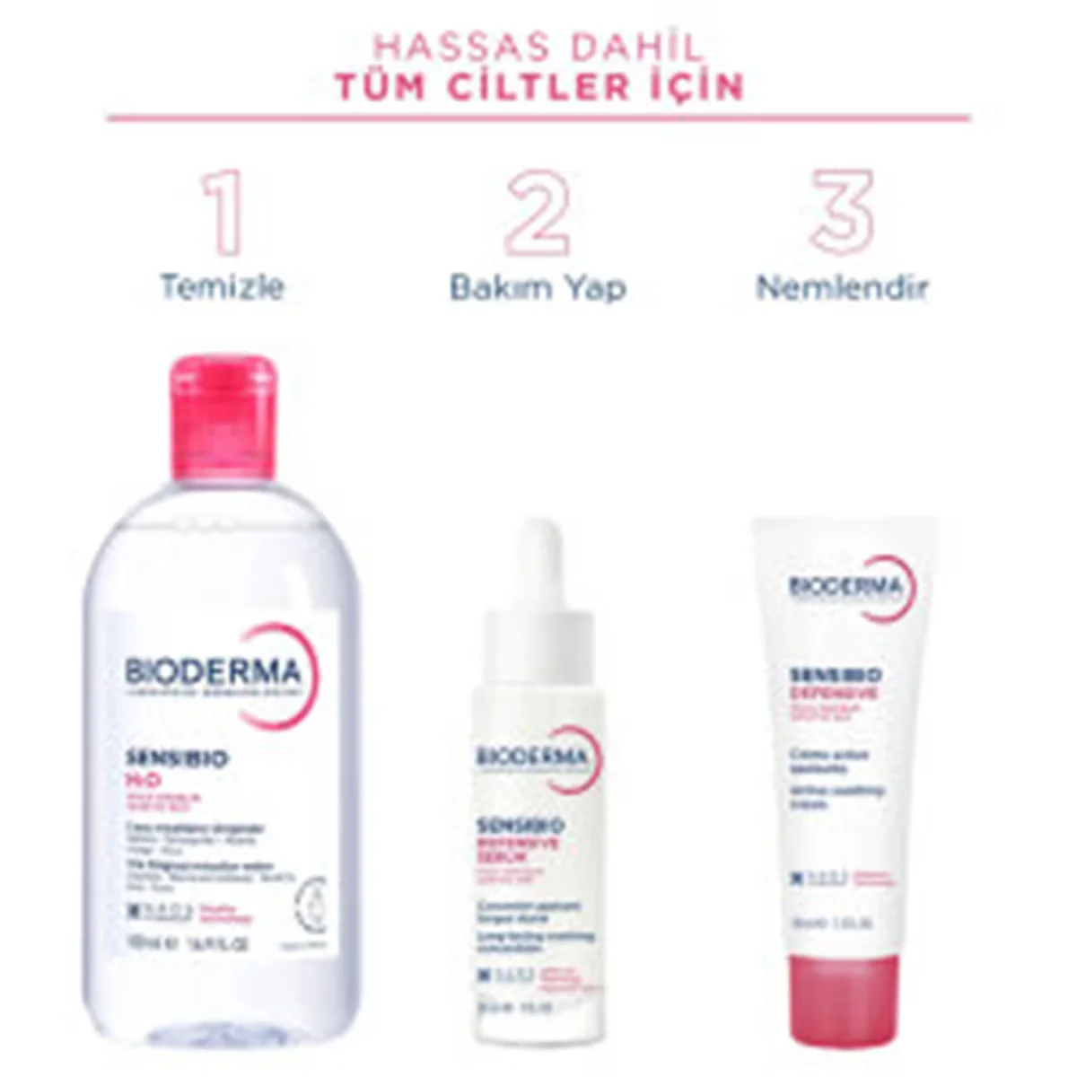Bioderma Sensibio H2O 500 ml - Sanfter Make-up Entferner für empfindliche Haut