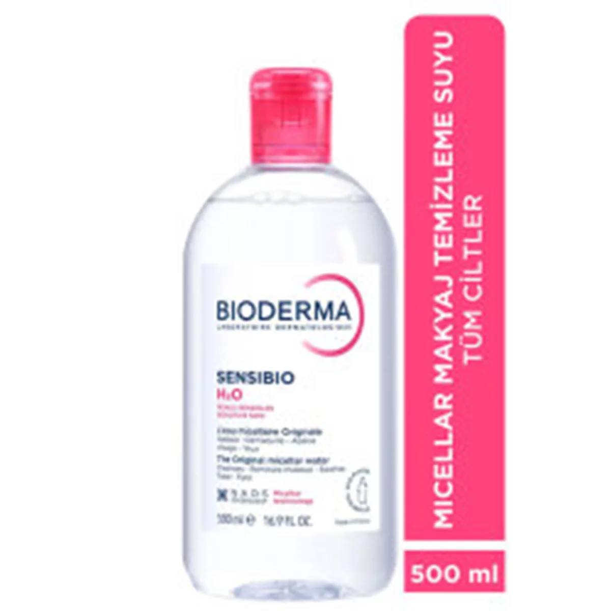 Bioderma Sensibio H2O 500 ml - Sanfter Make-up Entferner für empfindliche Haut