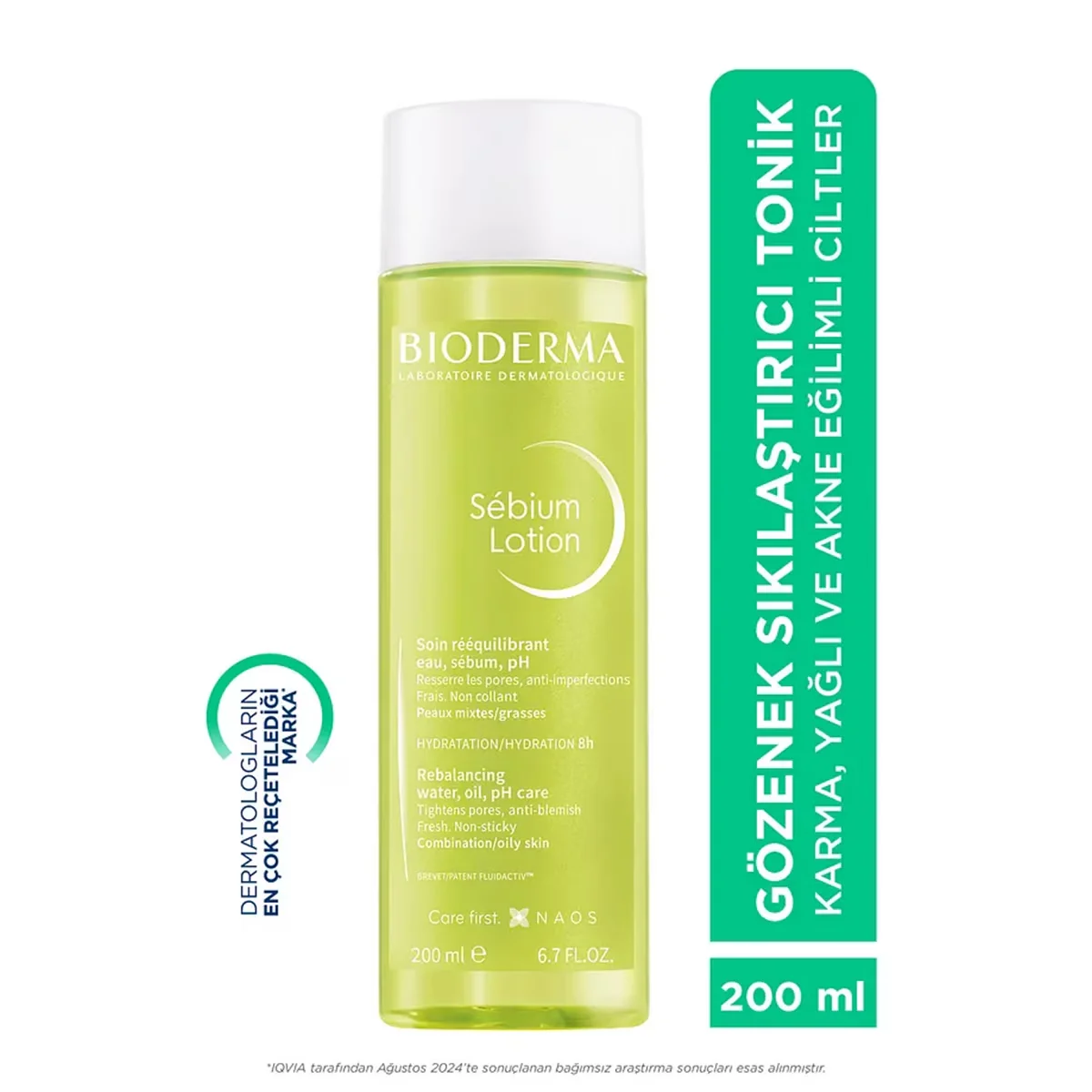 Bioderma Sebium Lotion Pore Tightening Toner 200 ml