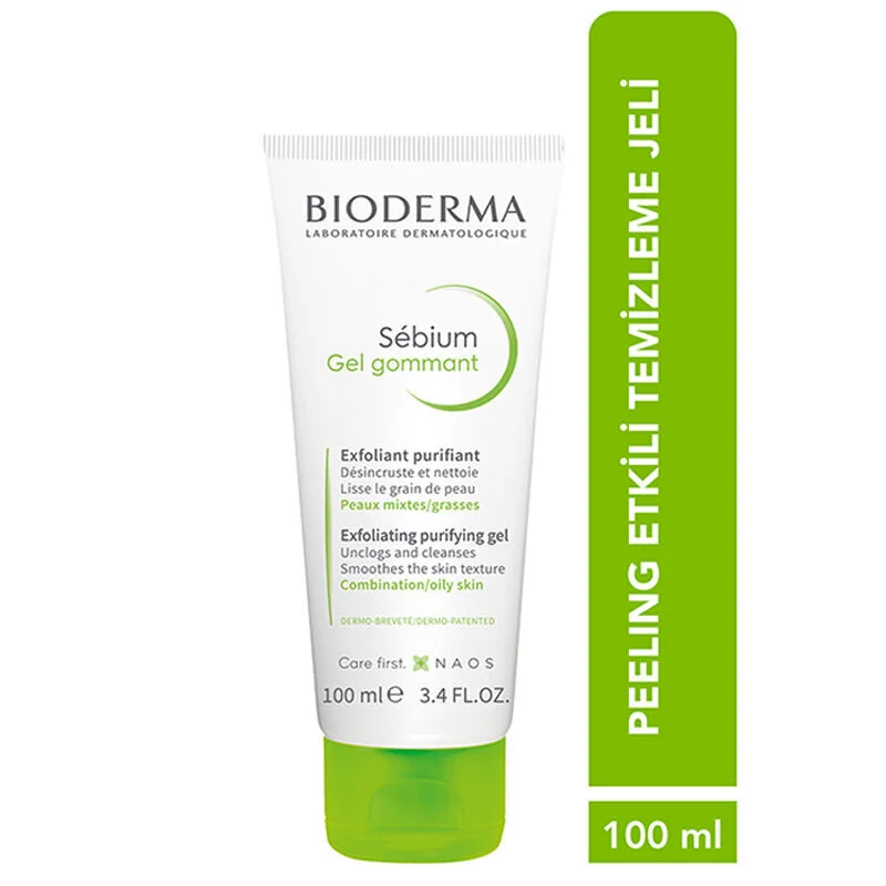 Очистите и сузьте поры с отшелушивающим гелем Bioderma Sebiu