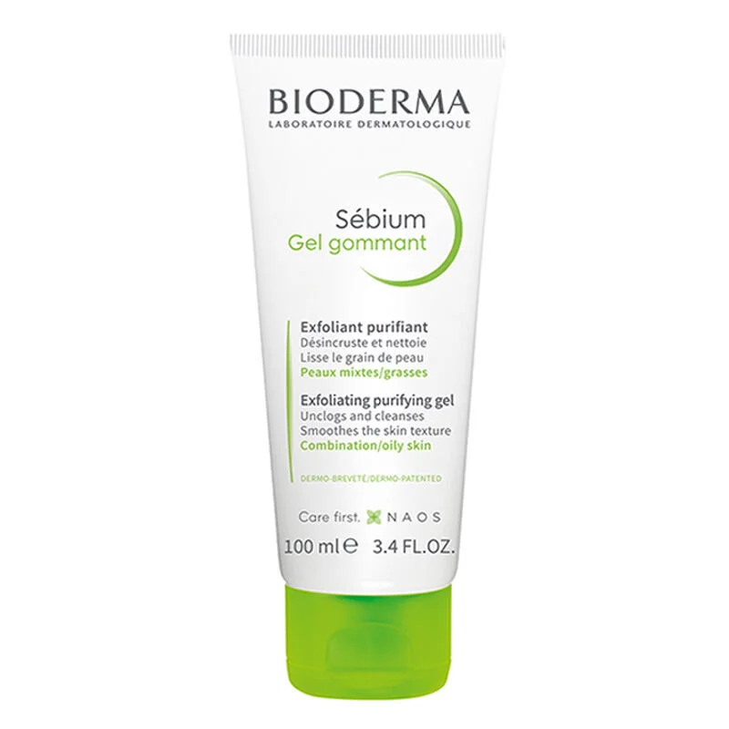 Очистите и сузьте поры с отшелушивающим гелем Bioderma Sebiu