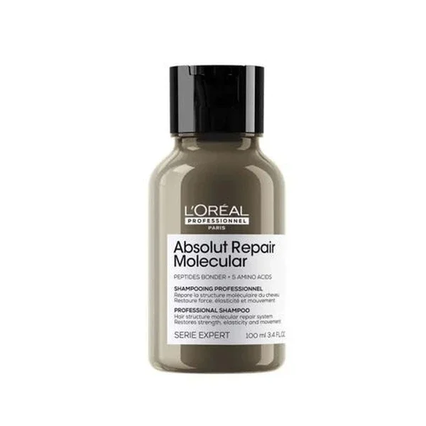 L'Oreal Absolut Repair Molecular Shampoo - 100ml for Damaged Hair