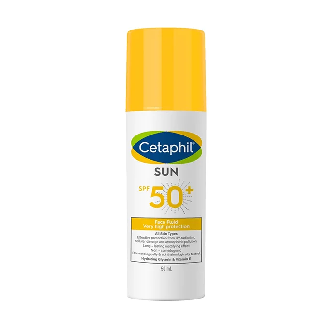 Cetaphil Liquid Sunscreen for Face SPF 50 - Light Medium - 50 ml