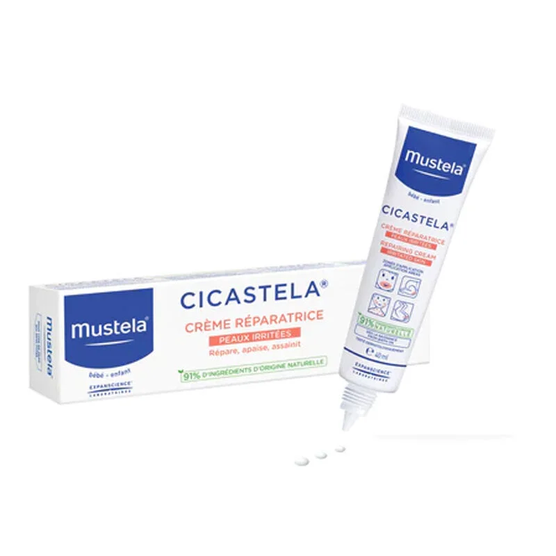 Beruhigen & Pflegen: Mustela Cicastela Creme für empfindlich
