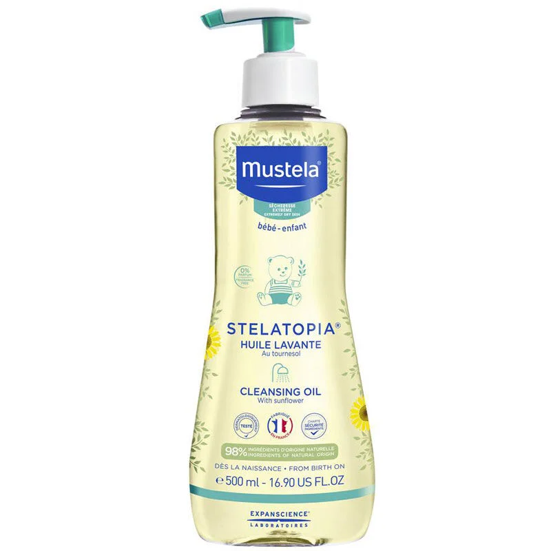 Mustela Stelatopia Cleansing Oil With Sunflower 500 ml