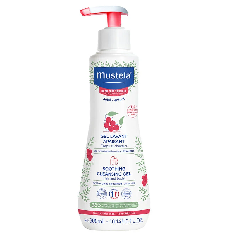 Mustela Soothing Cleansing Gel For Hair And Body 300 ml