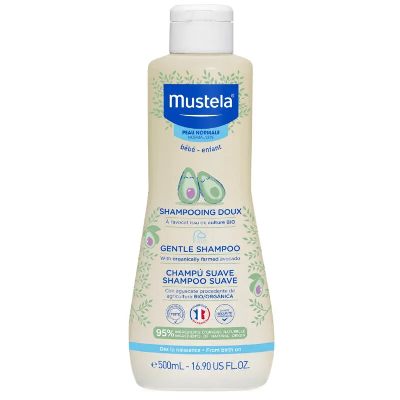 Mustela Gentle Shampoo With Organically Farmed Avocado 500 ml