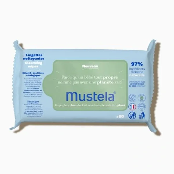 Mustela Cleansing Wipes 60 pcs