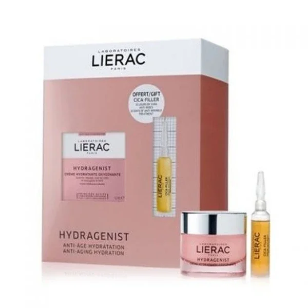Lierac Hydragenist Oxygenating Moisturizing Cream 50 ml+ Cica-filler Serum 10 ml